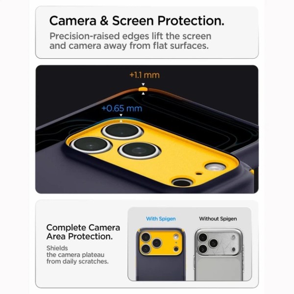 Фото - Чохол для смартфона Spigen Nano Pop Hybrid MagSafe for iPhone 18 Pro Max/17 Pro Max Blueberry Navy (ACS12138)