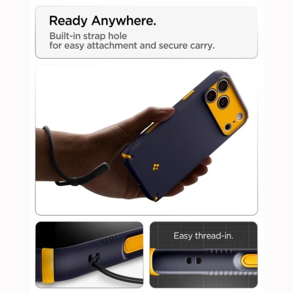 Фото - Чохол для смартфона Spigen Nano Pop Hybrid MagSafe for iPhone 18 Pro Max/17 Pro Max Blueberry Navy (ACS12138)