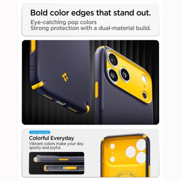 Фото - Чохол для смартфона Spigen Nano Pop Hybrid MagSafe for iPhone 18 Pro Max/17 Pro Max Blueberry Navy (ACS12138)