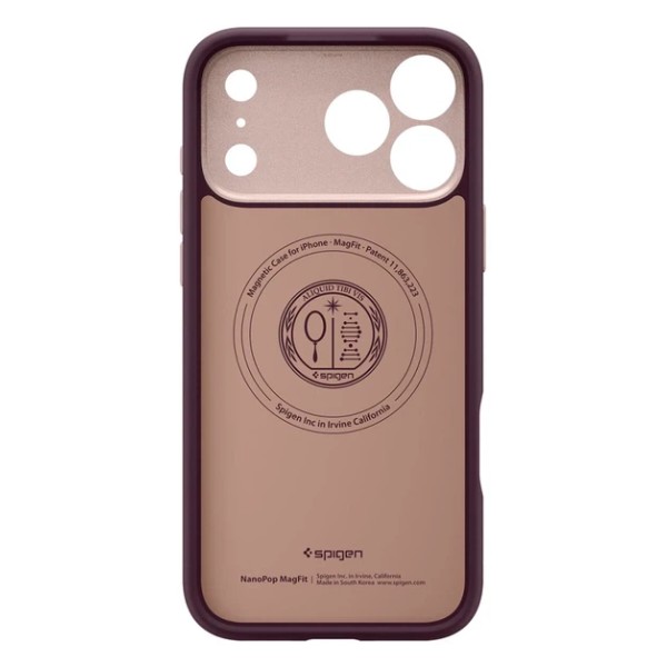 Фото - Чохол для смартфона Spigen Nano Pop MagSafe for iPhone 18 Pro Max/17 Pro Max Burgundy Bean (ACS12141)