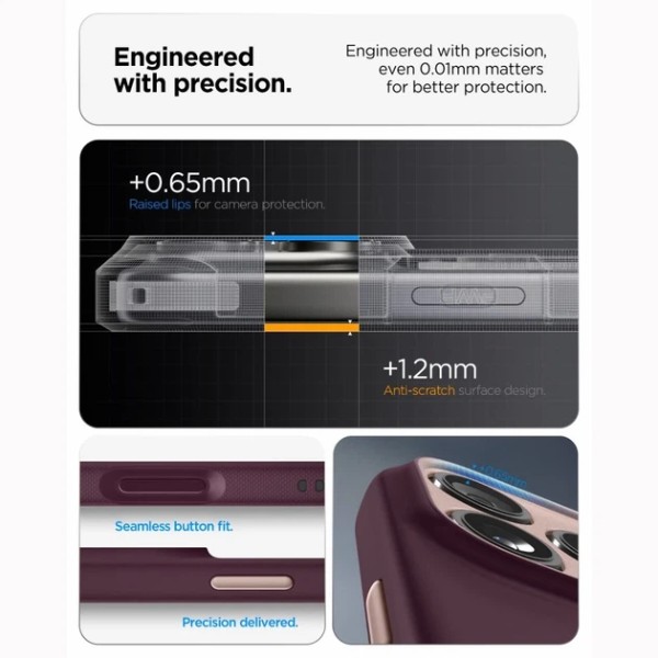 Фото - Чохол для смартфона Spigen Nano Pop MagSafe for iPhone 18 Pro Max/17 Pro Max Burgundy Bean (ACS12141)