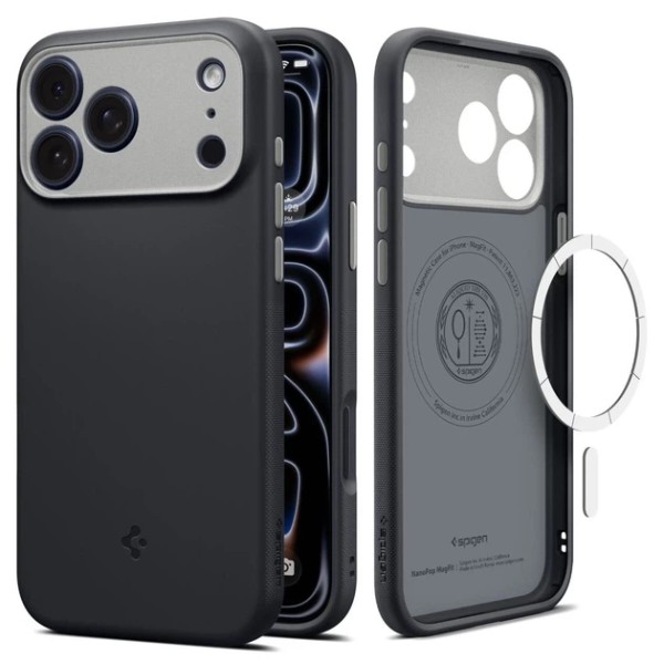Фото - Чохол для смартфона Spigen Nano Pop MagSafe for iPhone 18 Pro Max/17 Pro Max Black Sesame (ACS12142)