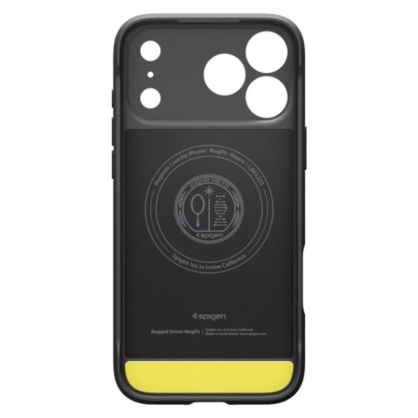 Фото - Чохол для смартфону Spigen Rugged Armor MagSafe for iPhone 18 Pro/17 Pro Matte Black (ACS12147)
