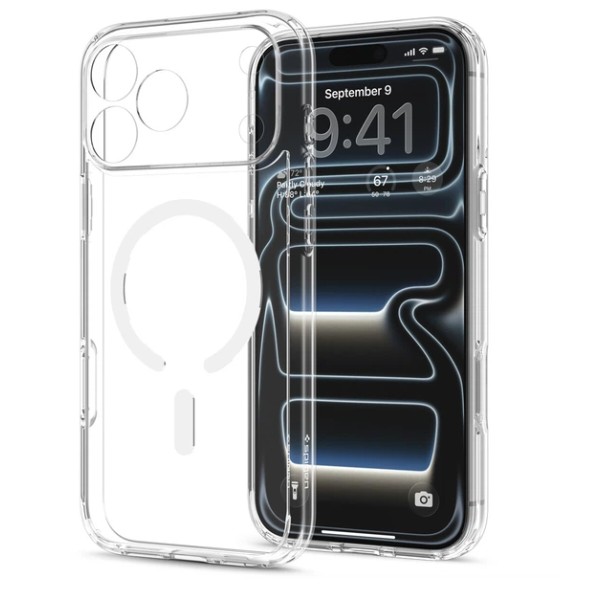 Фото - Чохол для смартфону Spigen Ultra Hybrid MagSafe for iPhone 18 Pro/17 Pro Clear White (ACS12155)