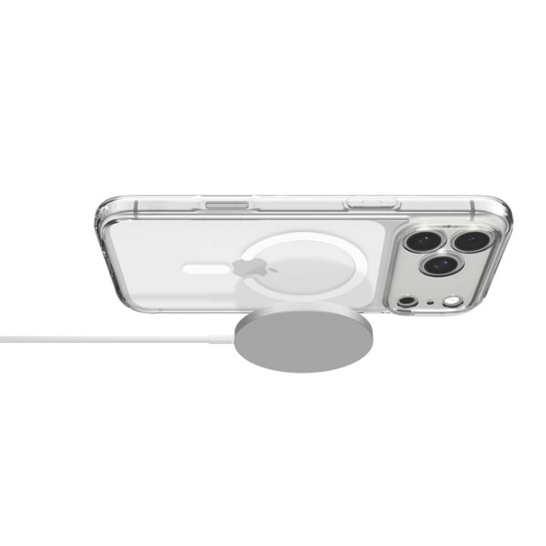 Фото - Чохол для смартфону Spigen Ultra Hybrid MagSafe for iPhone 18 Pro/17 Pro Clear White (ACS12155)