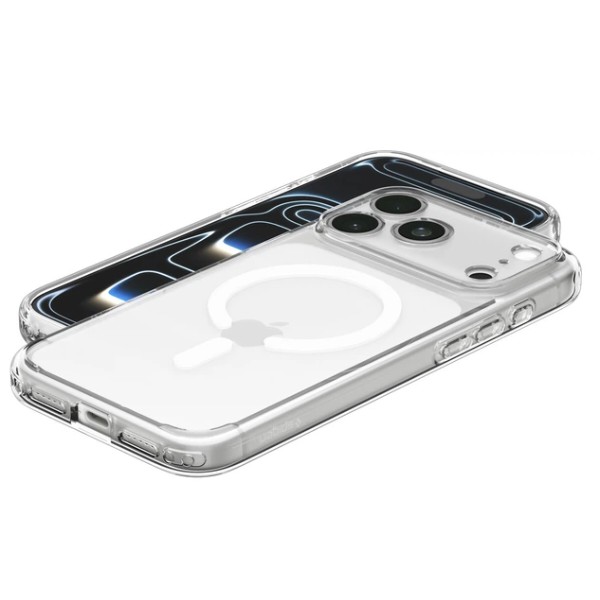Фото - Чохол для смартфону Spigen Ultra Hybrid MagSafe for iPhone 18 Pro/17 Pro Clear White (ACS12155)