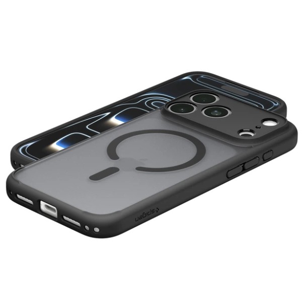 Фото - Чохол для смартфону Spigen Ultra Hybrid MagSafe for iPhone 18 Pro/17 Pro Frost Black (ACS12160)