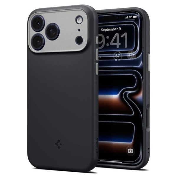 Фото - Чохол для смартфону Spigen Nano Pop MagSafe for iPhone 18 Pro/17 Pro Black Sesame (ACS12177)