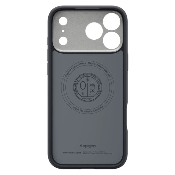 Фото - Чохол для смартфону Spigen Nano Pop MagSafe for iPhone 18 Pro/17 Pro Black Sesame (ACS12177)