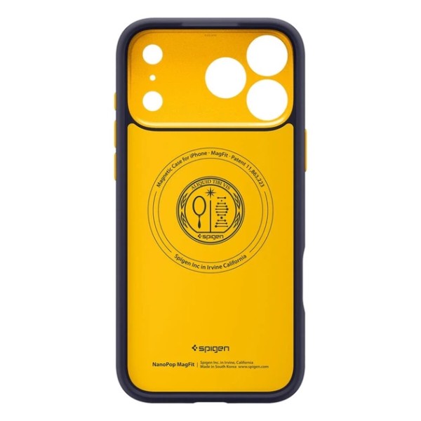 Фото - Чохол для смартфону Spigen Nano Pop MagSafe for iPhone 18 Pro/17 Pro Blueberry Navy (ACS12178)