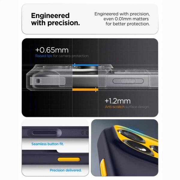 Фото - Чохол для смартфону Spigen Nano Pop MagSafe for iPhone 18 Pro/17 Pro Blueberry Navy (ACS12178)
