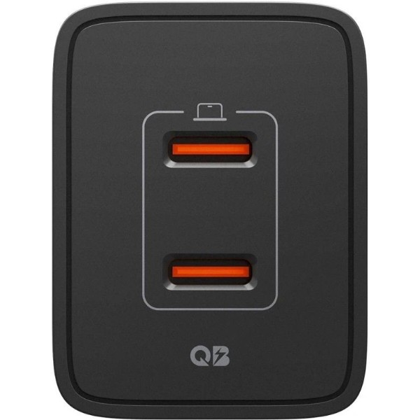 Фото - Мережевий зарядний пристрій Spigen Essential 47W Wall Charger 2Type-C EE472EU black (ACH09457)