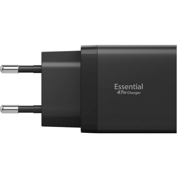 Фото - Мережевий зарядний пристрій Spigen Essential 47W Wall Charger 2Type-C EE472EU black (ACH09457)