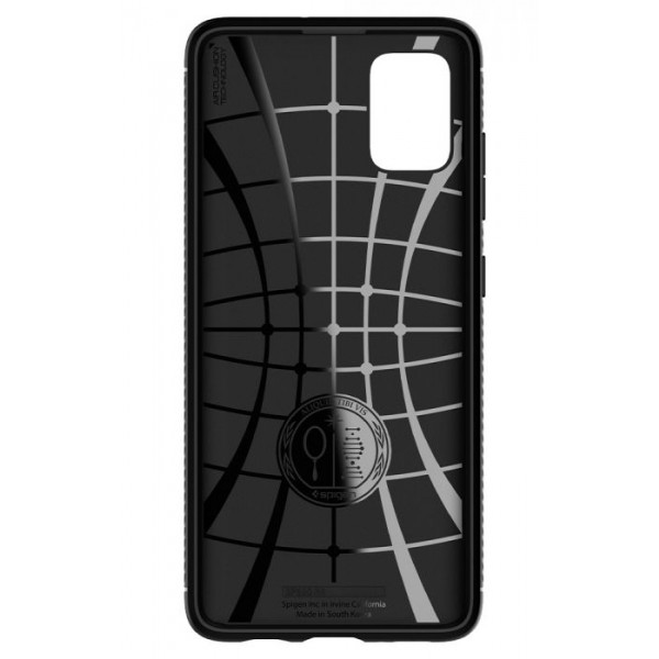 Фото - Чехол для смартфона Spigen for Galaxy A51 Rugged Armor, Matte Black (ACS00563)