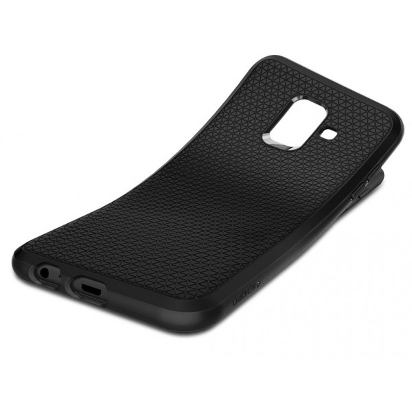 Фото - Чехол для смартфона Spigen Samsung Galaxy A6 Case Liquid Air Black (596CS24093)