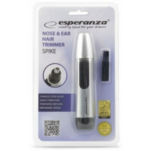 Фото - Тример для носа і вух Esperanza EBG004S Spike Silver