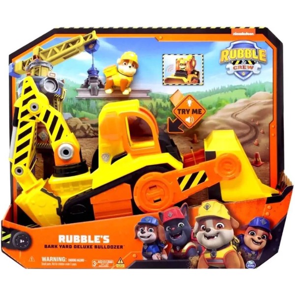 Фото - Наземная спецтехника Spin Master Бульдозер-трансформер Кремеза Rubble&Crew (SM28507/6068074)