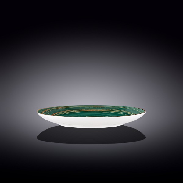 Фото - Тарілка обідня Wilmax Spiral Green 25.5 см (WL-669514 / A)