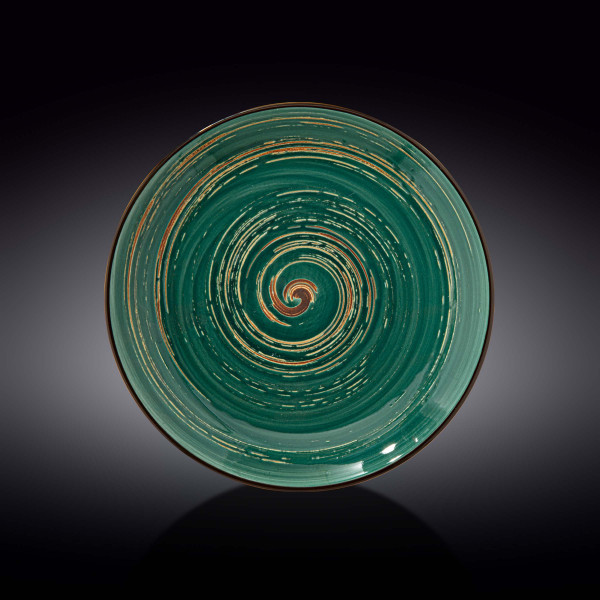 Фото - Тарілка обідня Wilmax Spiral Green 28 см (WL-669516 / A)