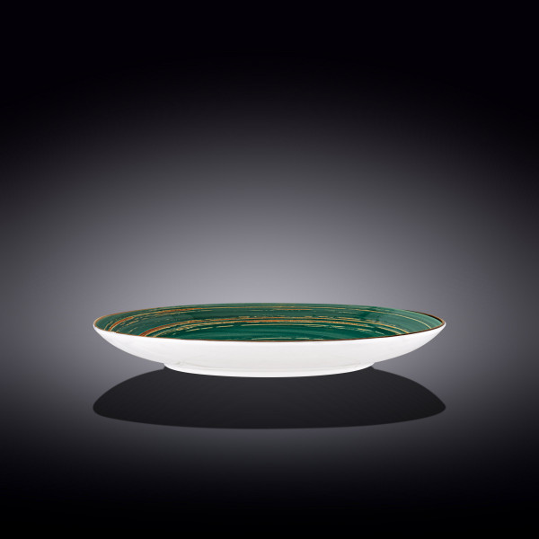 Фото - Тарілка обідня Wilmax Spiral Green 28 см (WL-669516 / A)