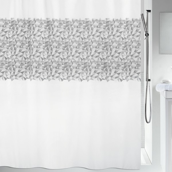 Фото - Шторка для ванной комнаты Spirella polyester IROKO Gray (10.18491)
