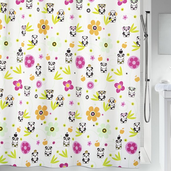Фото - Шторка для ванной комнаты Spirella polyester PANDA LIDE (10.18471)