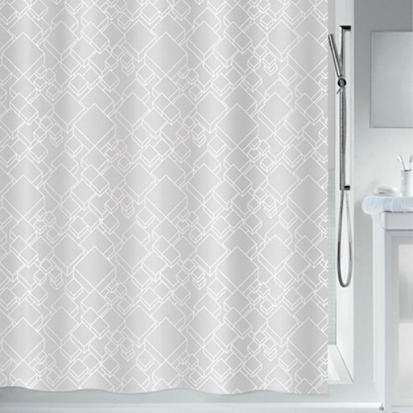 Фото - Шторка для ванной комнаты Spirella polyester PEER 180x200 см White (10.20618)