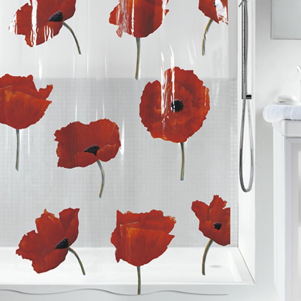 Фото - Шторка для ванной комнаты Spirella Poppy pvc 180x200 (10.42344)