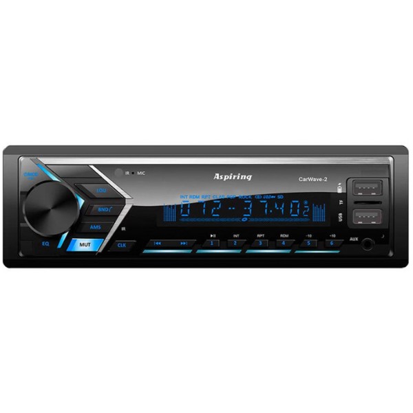 Фото - Авторесивер 1DIN Aspiring CarWave 2 simple DSP