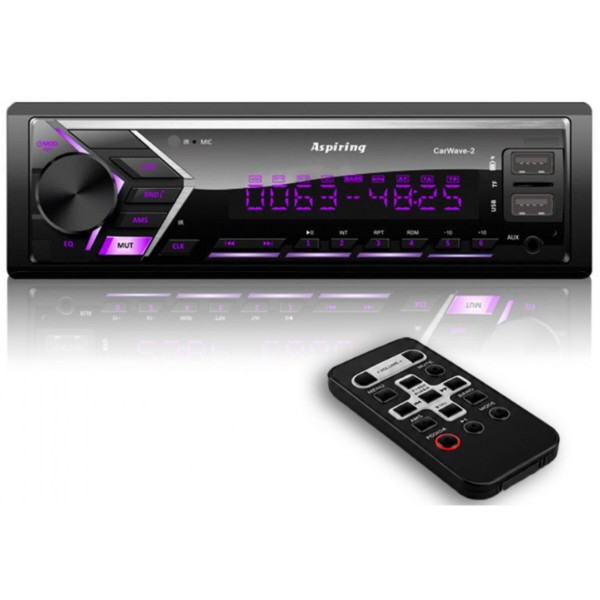 Фото - Авторесивер 1DIN Aspiring CarWave 2 simple DSP
