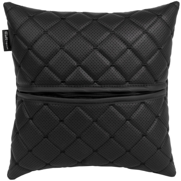 Фото - Автомобільна подушка EVAtech ECO BMW чорна з чорною ниткою (SPSCSBBV005)