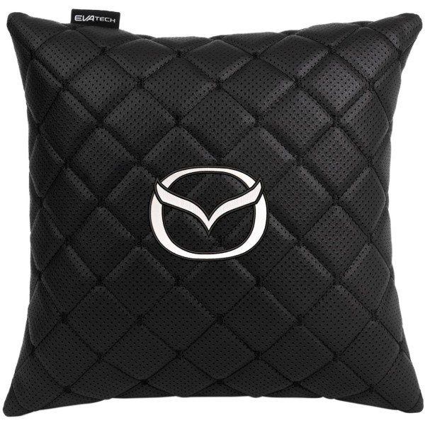 Фото - Автомобильная подушка EVAtech ECO Mazda черная с черной нитью (SPSCSBBV015)