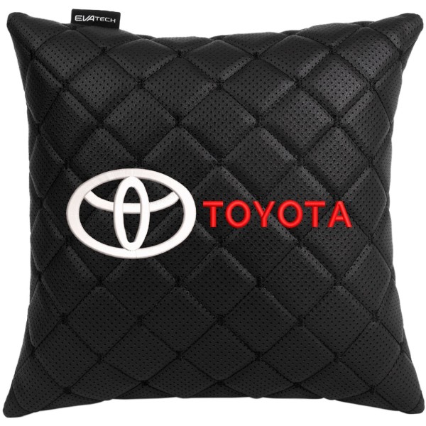 Фото - Автомобільна подушка EVAtech ECO Toyota чорна з чорною ниткою (SPSCSBBV031)