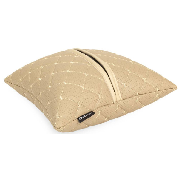 Фото - Автомобільна подушка EVAtech ECO Volkswagen бежева з бежевою ниткою (SPSCSIIV032)