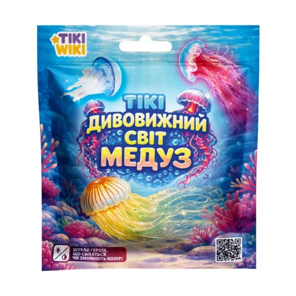 Фото - Стретч-антистресс Tiki Wiki ТИКИ УДИВИТЕЛЬНЫЙ МИР МЕДУЗ 12 шт. (SQ019-CDU)