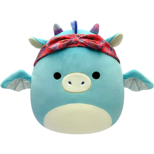 Фото - Мягкая игрушка SQUISHMALLOWS ДРАКОН В БАНДАНЕ (19 cm) (SQCR04125)