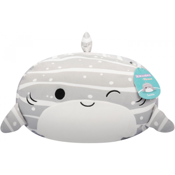 Фото - М'яка іграшка SQUISHMALLOWS КИТОВА АКУЛА САЧІ 30 cm (SQCR06550)