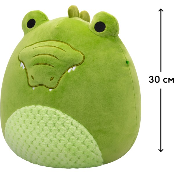 Фото - М'яка іграшка SQUISHMALLOWS АЛІГАТОР МОУП 30 см (SQCR06575)