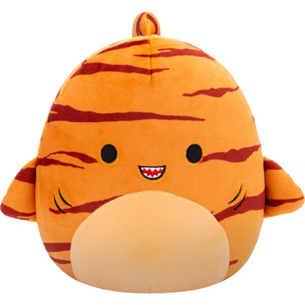 Фото - Мягкая игрушка SQUISHMALLOWS ТИГРОВАЯ АКУЛА ДЖАГГЕР 19 cm (SQCR06597)