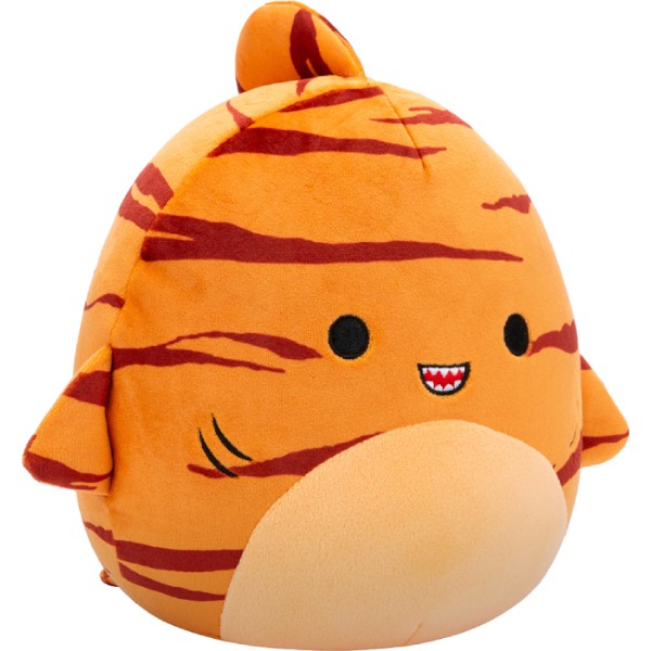 Фото - Мягкая игрушка SQUISHMALLOWS ТИГРОВАЯ АКУЛА ДЖАГГЕР 19 cm (SQCR06597)