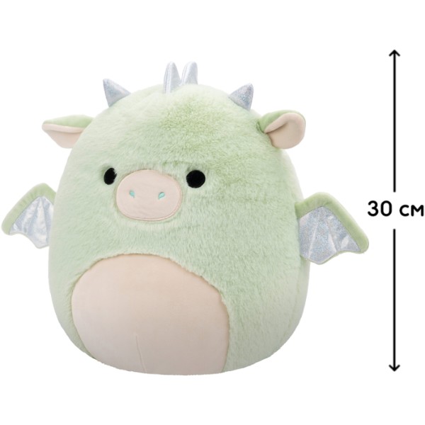 Фото - Мягкая игрушка SQUISHMALLOWS ДРАКОН ДРЮ 30 cm (SQCR06683)