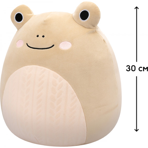 Фото - М'яка іграшка SQUISHMALLOWS ЖАБА ДЕ ВІТТ 30 cm (SQCR06687)