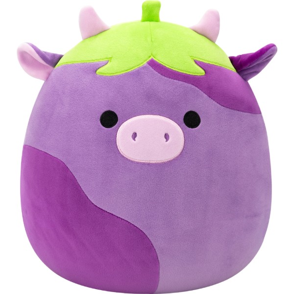 Фото - М'яка іграшка SQUISHMALLOWS КОРІВКА-БАКЛАЖАН ФРЕДЕРИК 30 см (SQCR07969)