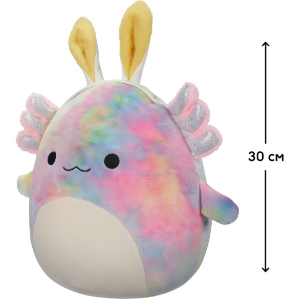 Фото - Мягкая игрушка животное SQUISHMALLOWS АКСОЛОТЛЬ ТИНЛЕЙ 30 см (SQER00847)