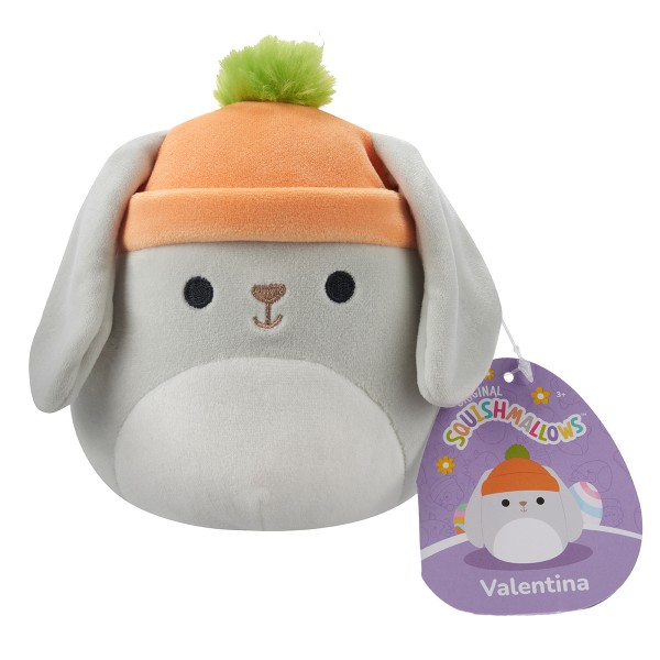 Фото - Мягкая игрушка животное SQUISHMALLOWS КРОЛИК ВАЛЕНТИНА 13 см (SQER00905)