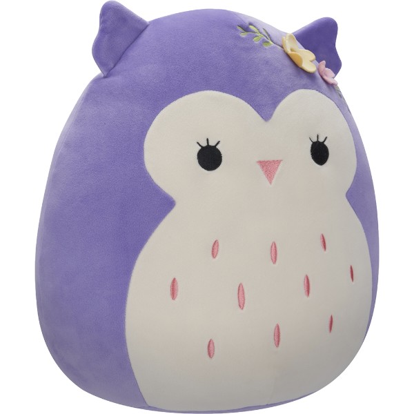 Фото - Мягкая игрушка животное SQUISHMALLOWS СОВА ХОЛЛИ 30 см (SQER00911)