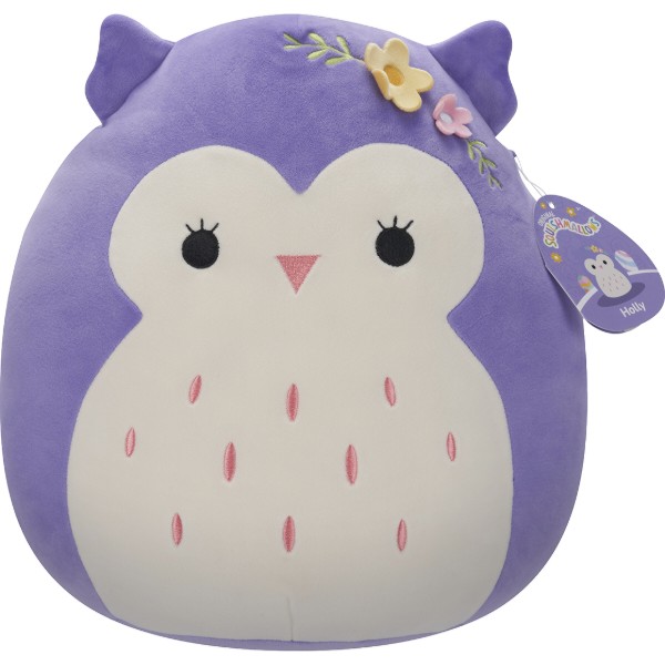 Фото - Мягкая игрушка животное SQUISHMALLOWS СОВА ХОЛЛИ 30 см (SQER00911)