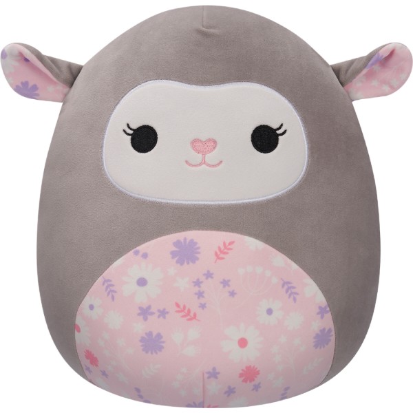 Фото - Мягкая игрушка животное SQUISHMALLOWS СЕРЫЙ ЯГНЕНОК 30 см (SQER00912)