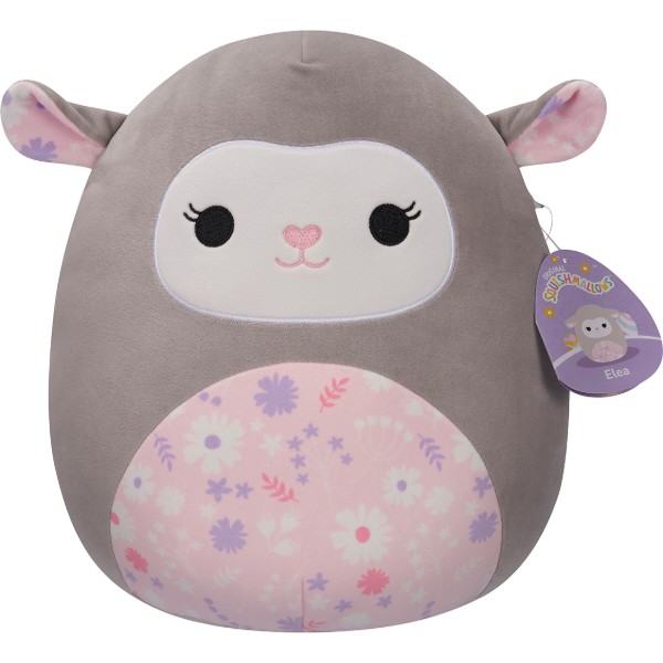 Фото - Мягкая игрушка животное SQUISHMALLOWS СЕРЫЙ ЯГНЕНОК 30 см (SQER00912)