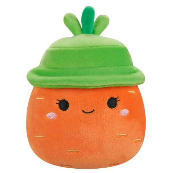 Фото - Мягкая игрушка SQUISHMALLOWS МОРКОВКА КАРОЛИНА В ШЛЯПЕ 13 см (SQER01182)